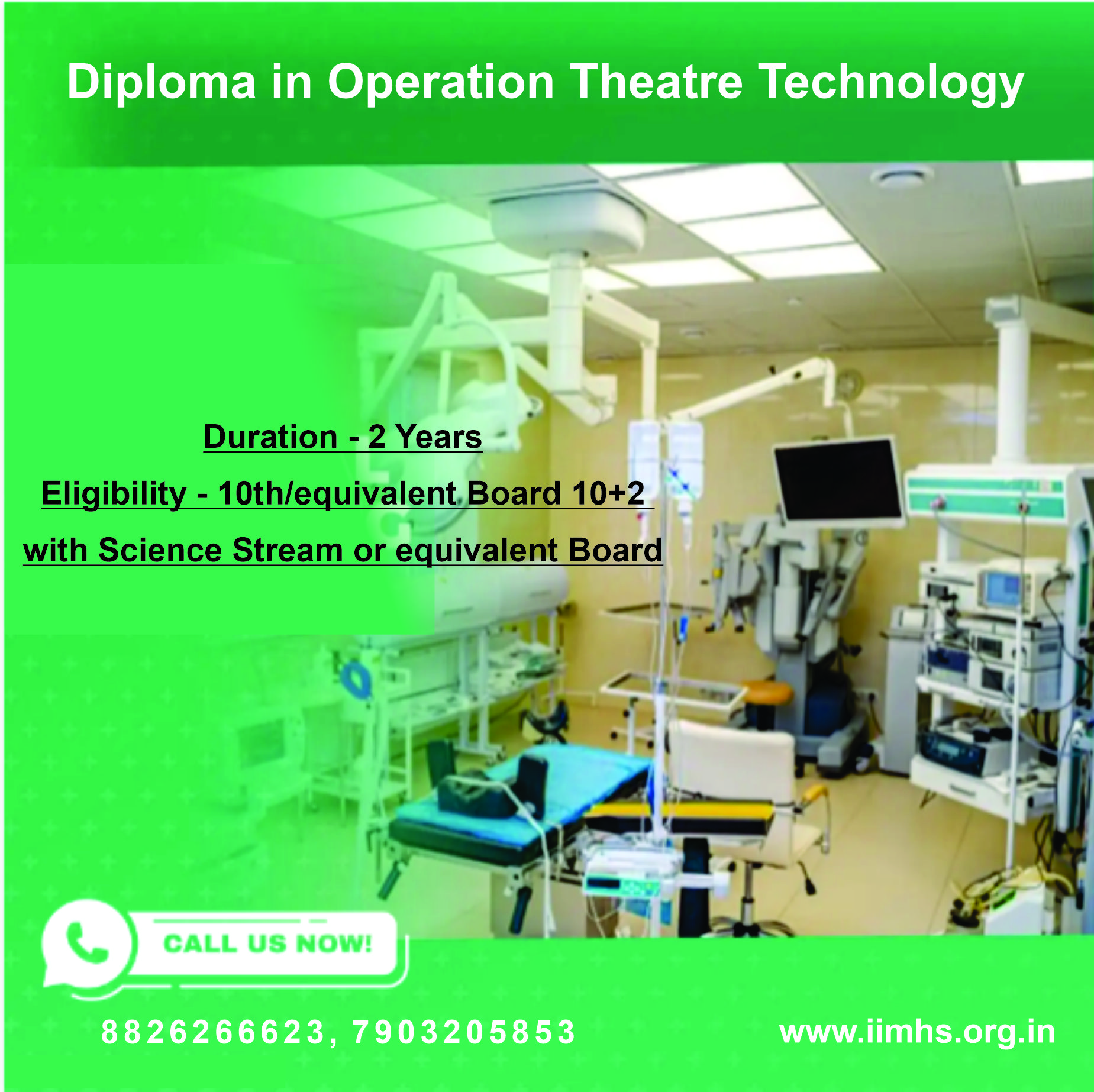 Diploma In Operation Theatre Technology (DOTT) Course, Syllabus, Admissions, Fees, in 2024